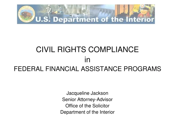 civil rights compliance in federal financial