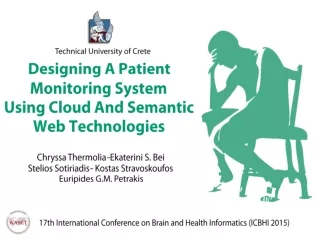 Designing A Patient  Monitoring System Using Cloud And Semantic  Web Technologies