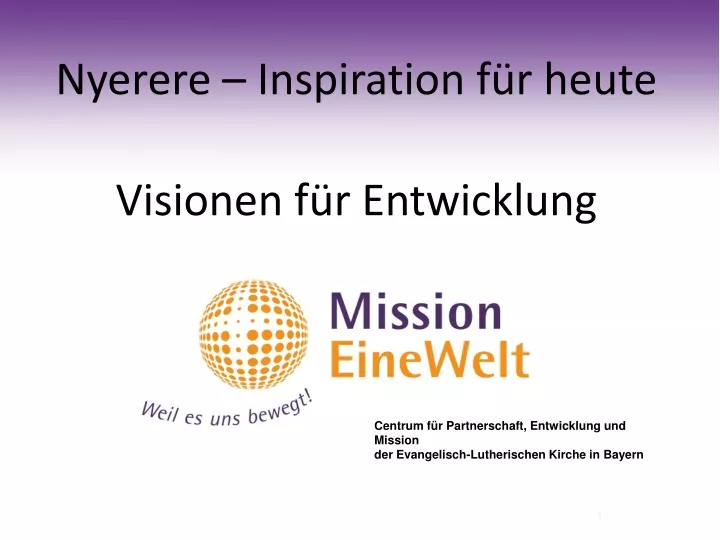 nyerere inspiration f r heute visionen