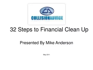 32 Steps to Financial Clean Up
