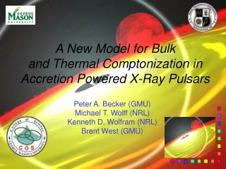 A New Model for Bulk and Thermal Comptonization in Accretion Powered X-Ray Pulsars