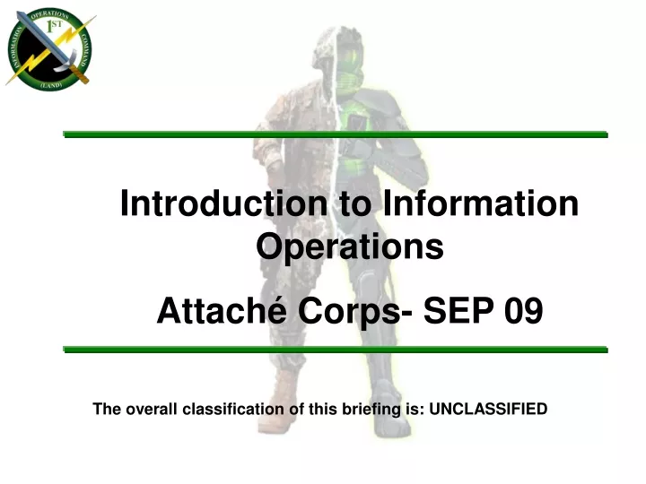 introduction to information operations attach