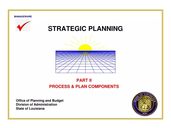 strategic planning