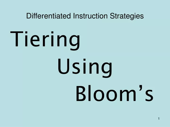 differentiated instruction strategies