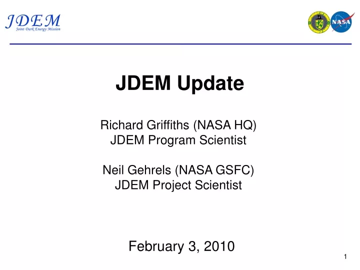 jdem update