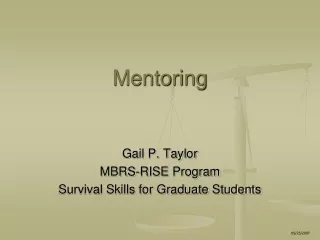 Mentoring