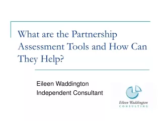What are the Partnership Assessment Tools and How Can They Help?