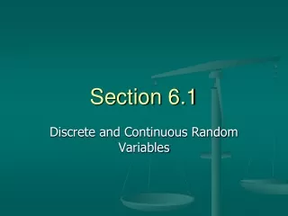 Section 6.1