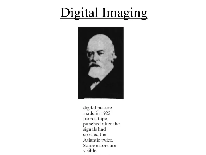 digital imaging