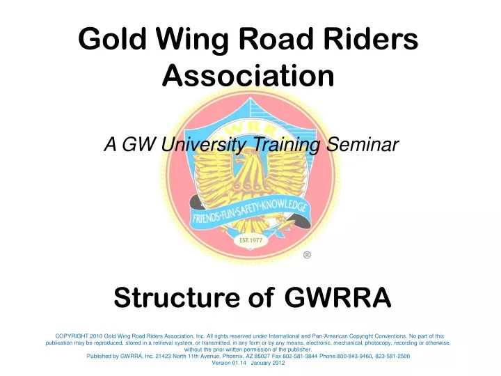 structure of gwrra