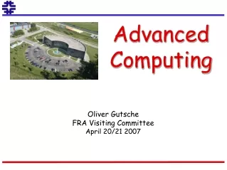 Advanced Computing