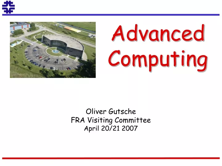 advanced computing