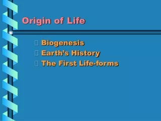 Origin of Life