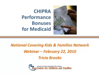 CHIPRA Performance  Bonuses for Medicaid