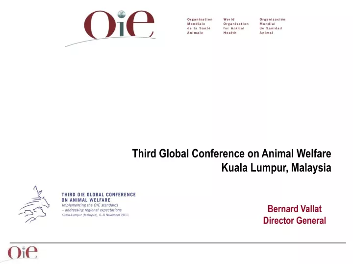 third global conference on animal welfare kuala