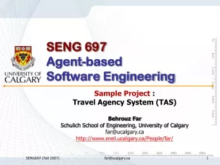 seng 697 agent based software engineering