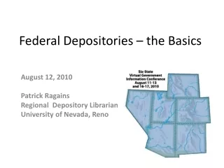 Federal Depositories – the Basics