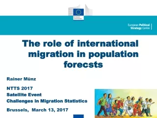 The role of international migration in population forecsts