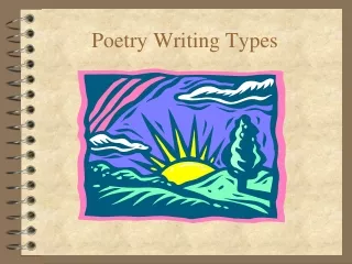 Poetry Writing Types
