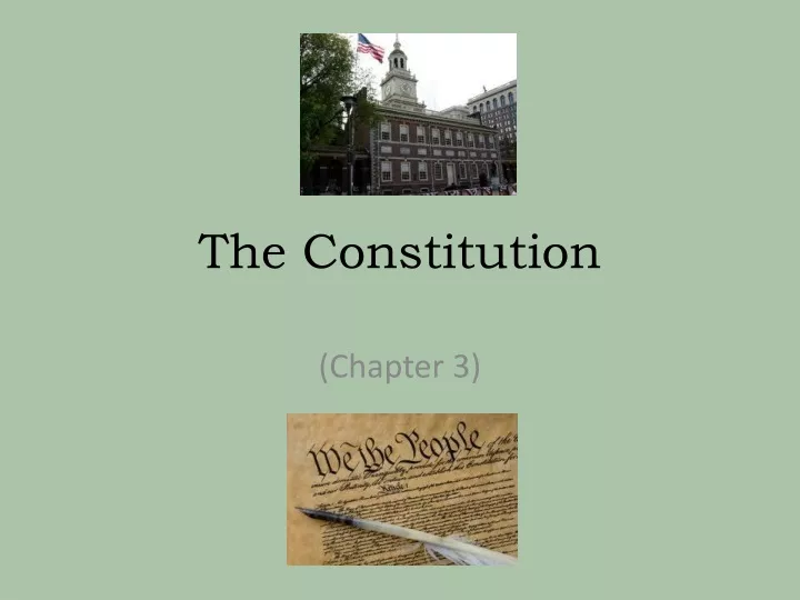 the constitution