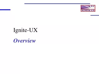 Ignite-UX Overview
