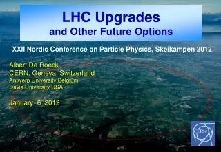 LHC Upgrades and Other Future Options