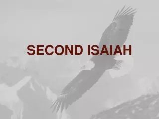 SECOND ISAIAH