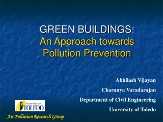 GREEN BUILDINGS: An Approach towards Pollution Prevention