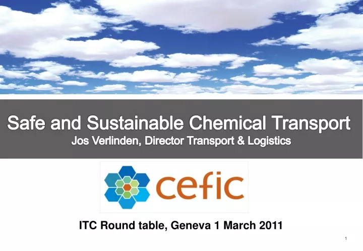 safe and sustainable chemical transport
