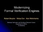 Modernizing  Formal Verification Engines - slide 1
