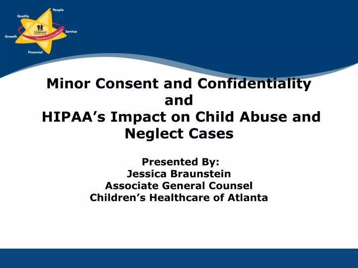 minor consent and confidentiality and hipaa