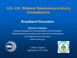 U.S.-U.K. Bilateral Telecommunications Consultations
