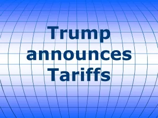 Trump announces Tariffs