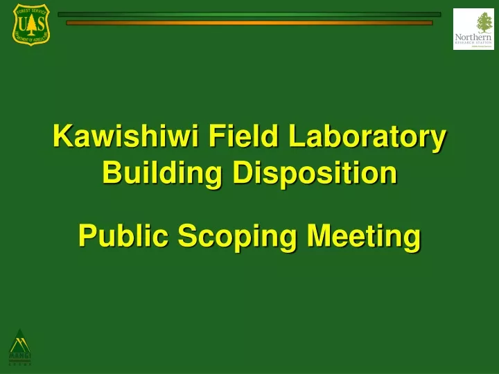 kawishiwi field laboratory building disposition public scoping meeting