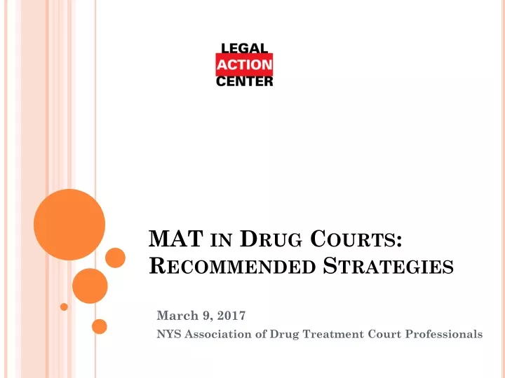 mat in drug courts recommended strategies