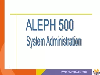 ALEPH 500