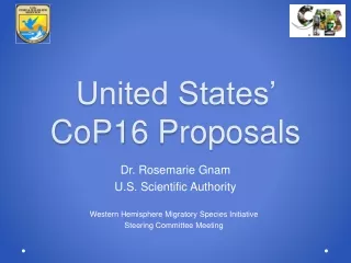 United States’ CoP16 Proposals