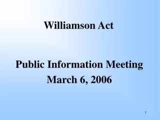 Williamson Act