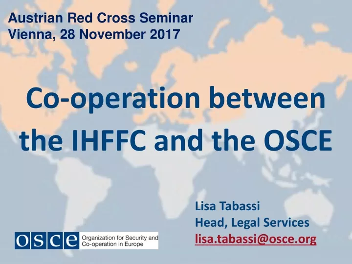 austrian red cross seminar vienna 28 november 2017