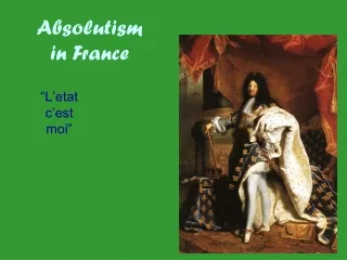 Absolutism  in France