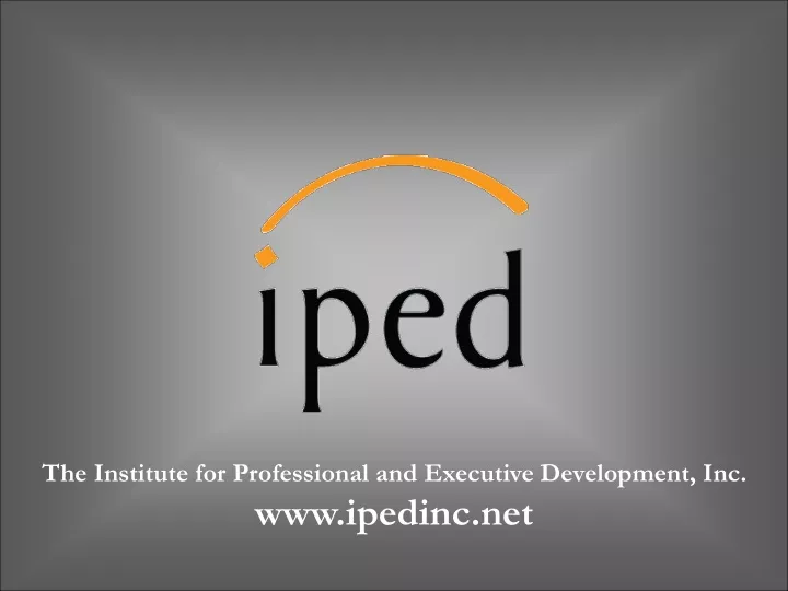the institute for professional and executive