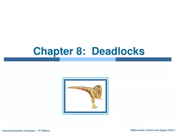 chapter 8 deadlocks