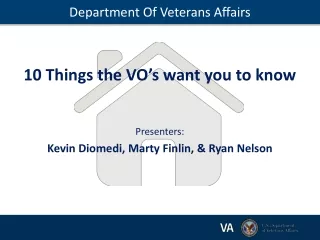Department Of Veterans Affairs