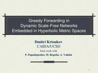 Greedy Forwarding in Dynamic Scale-Free Networks Embedded in Hyperbolic Metric Spaces