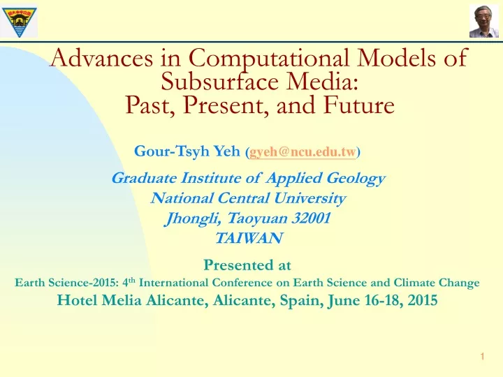 advances in computational models of subsurface