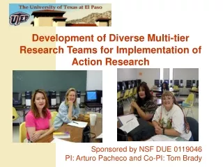 Development of Diverse Multi-tier Research Teams for Implementation of Action Research