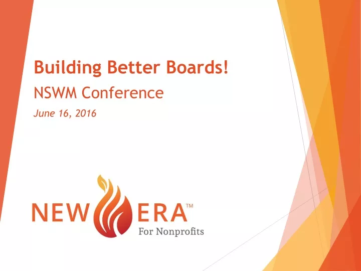 building better boards nswm conference june 16 2016