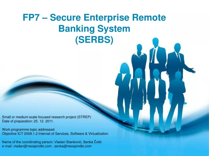 fp7 secure enterprise remote banking system serbs