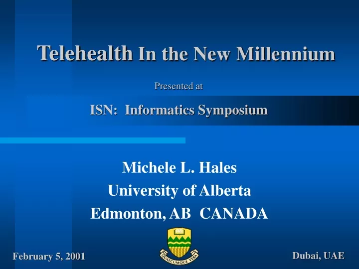 telehealth in the new millennium