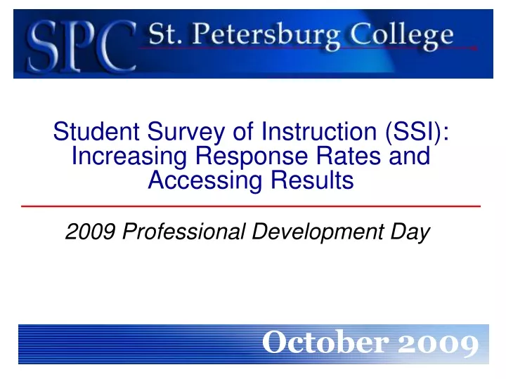 2009 professional development day